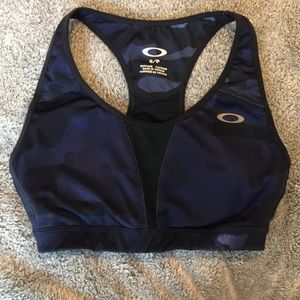Blue Camo Oakley Mesh Sports Bra!